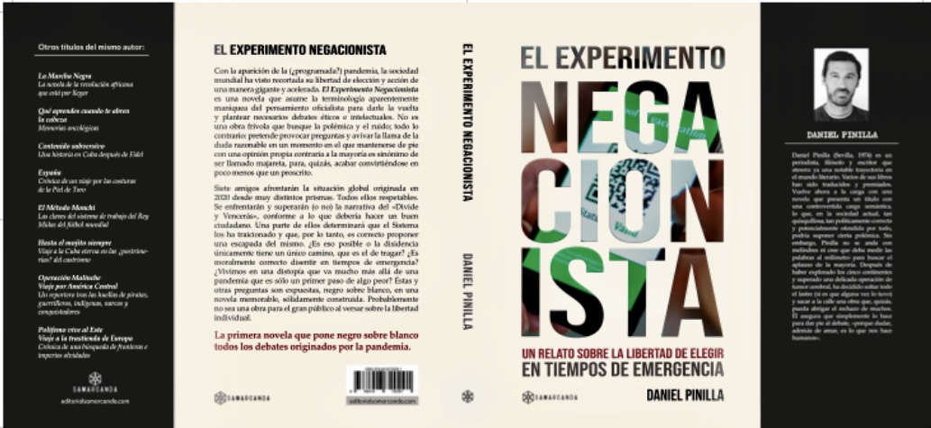 En el horno una novela para el debate: El Experimento Negacionista